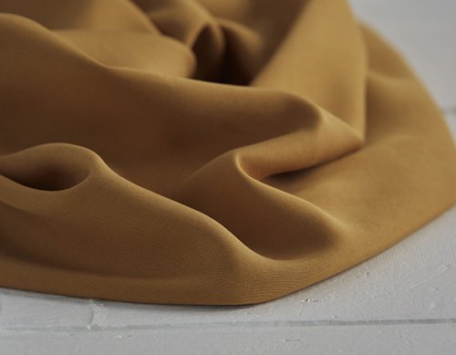 RESTSTÜCK 0,30m !!! - Medium Twill mit TENCEL™ - mustard - MeetMilk